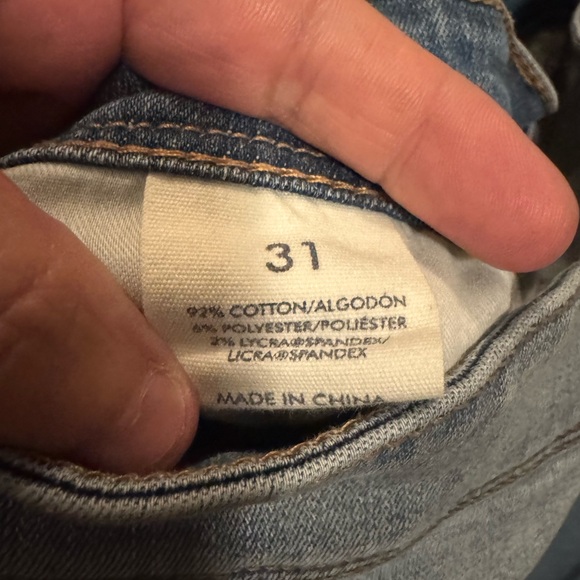 BKE Gabby High Rise Ankle Skinny Jeans - Blue - Picture 7 of 9